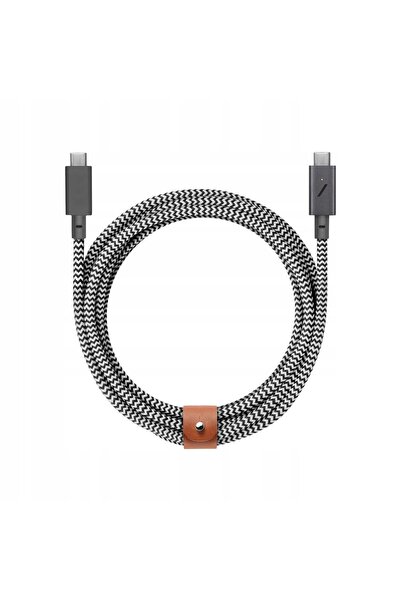 NO BRAND NATIVE UNION Cablu USB-C la USB-C Belt Pro 240W / 240 cm - Zebra
