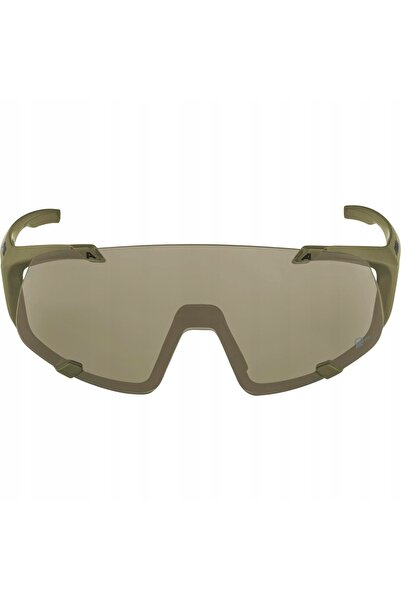Alpina Ochelari de soare Hawkeye Q-Lite olive mat/argintiu oglindă OS