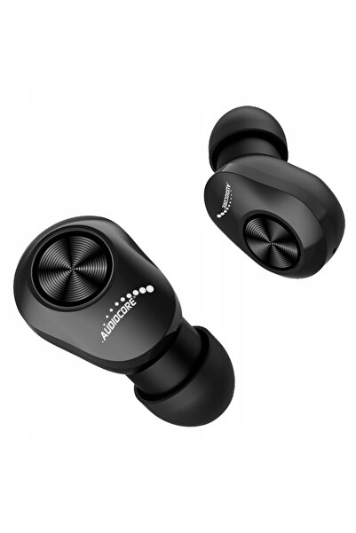 Audiocore CHAWKI TWS BT 5.1 NEGRU AC580 BASE 300MAH CĂȘTI 30M