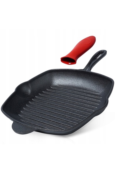 Vilde Tigaie GELIWNA grill tradițională pentru fript carne, pește, legume, 28 cm