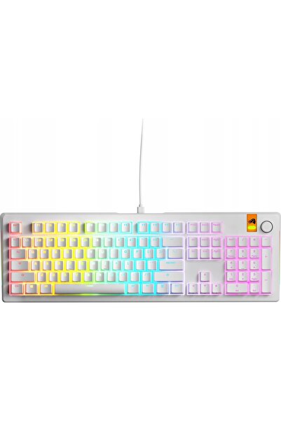 Glorious GMMK 3 HE Tastatură de gaming 100% pre-asamblată FOX HE Switch-uri Alb