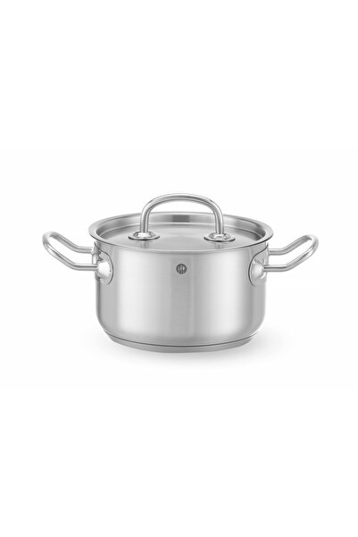 HENDI Oală medie Kitchen Line cu capac 1,9 l 160 x 95 mm - 836101