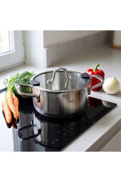 Orion Oală VENICE cu capac din inox 20 cm 3L PREMIUM
