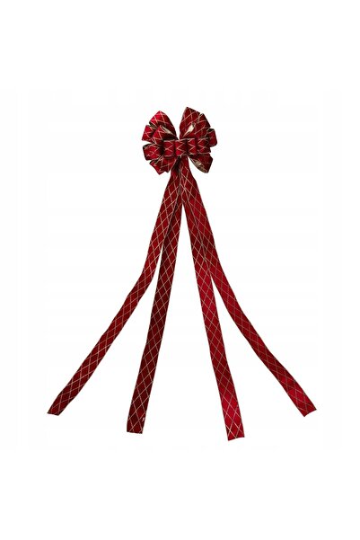 Koopman Fundă DE SĂRBĂTORI – fundă mare decorativă, ornament pentru vârful br...