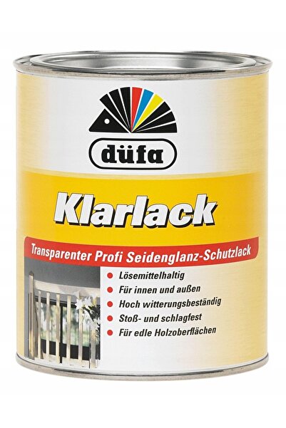 Düfa DUFA KLARLACK Lac transparent 0,75L semi-mat pentru lemn