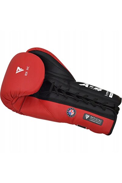 RDX Mănuși de antrenament cu șireturi APEX roșii 14 oz