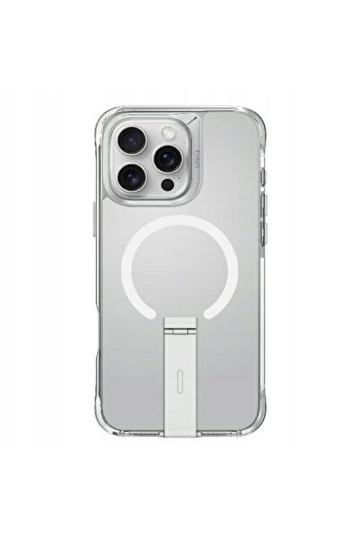 uniq Husă Eleva cu suport vertical pentru iPhone 16 Pro 6.3 " Transparentă