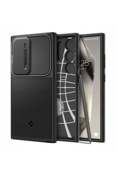 Spigen Husă de protecție pentru Samsung Galaxy S26 Ultra Optik Armor - Negru