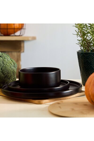 NO BRAND Set de 6 boluri FAMELIO negre 14 cm HOMLA