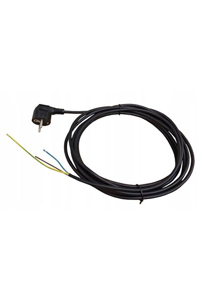 NO BRAND Cablu de rețea montabil 230V, 10m, cu ștecher în unghi UNISCHUKO CEE-77