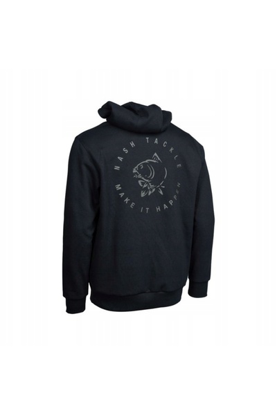 Nash Hanorac BLUZA MAKE IT HAPPEN cu logo CARP, negru, mărimea M