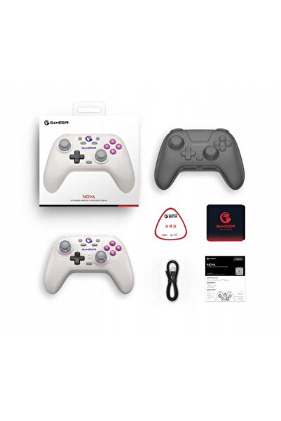 NO BRAND Gamepad GameSir HRG7110 Nova Retro Alb pentru PC Nintendo Switch And...