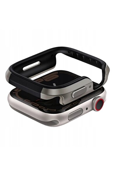 NO BRAND Carcasă UNIQ Valencia Ramka pentru Apple Watch 46mm, argintiu/argint...