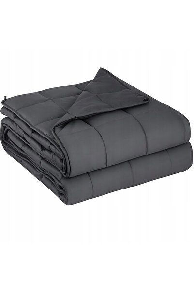 Ruhhy Pătură ponderată de 6 kg, 200x150 cm, gri, pătură anti-stres, pătură se...