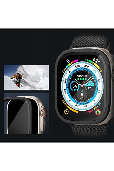 NO BRAND Spigen Glas.TR Slim Pro Sticlă securizată pentru Apple Watch Ultra 1...