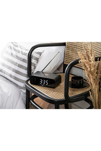 adler Radio wireless Bluetooth cu ceas cu alarmă, USB, AUX, FM