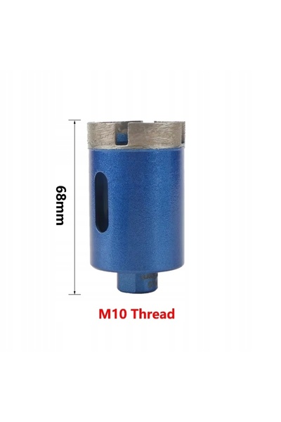 NO BRAND Burghiu diamantat pentru gresie de marmură 35mm filet interior M10x1.5
