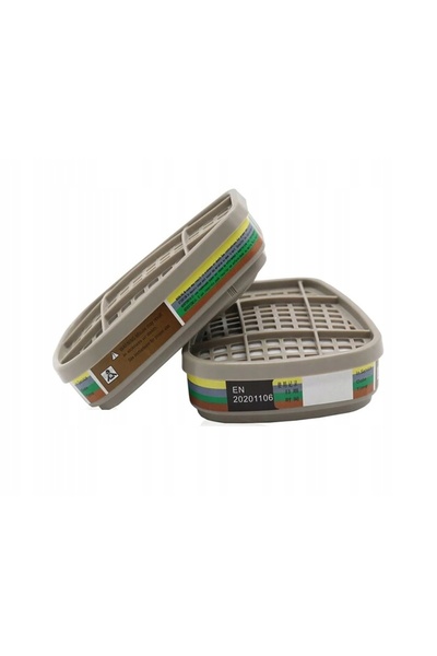 NO BRAND Filtru de carbon 6006 pentru masca 6200 7502 6800, 2 bucăți, pentru ...