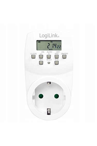 LogiLink Comutator temporizator digital LCD 20 Programe IP20 1800W