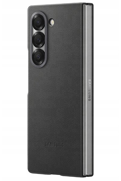 Samsung Husă din piele pentru Galaxy Z Fold6, husă de protecție din piele