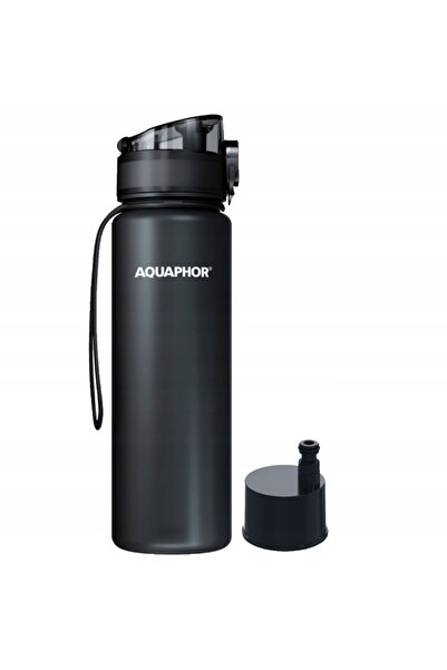 Aquaphor Sticlă filtru de apă CITY 1l neagră + perie