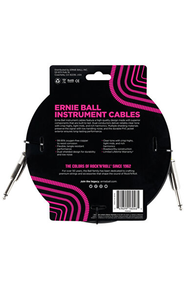 NO BRAND Cablu instrument ERNIE BALL EB6046 6m original