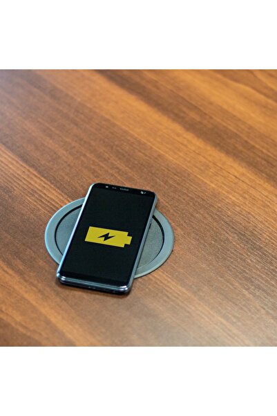 NO BRAND Priză retractabilă de blat, rotundă, MULTI BOX cu 4 prize, 1 x USB A...