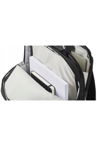 Lexon Rucsac Premium+ Double pentru laptop de până la 16 inci, negru
