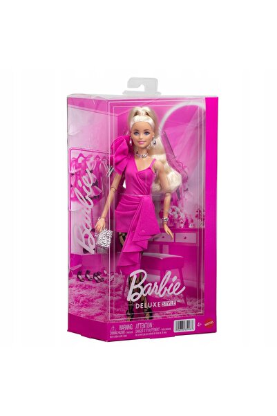 Barbie Rochie roz de păpușă stil Deluxe JJN73