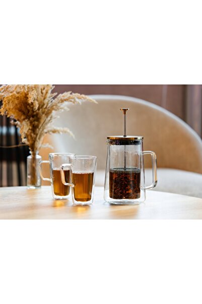 NO BRAND VIALLI DIVA PISTON CEAINIC TERMIC ÎNCĂLZIBIL PENTRU CAFEA, CEAI, INF...