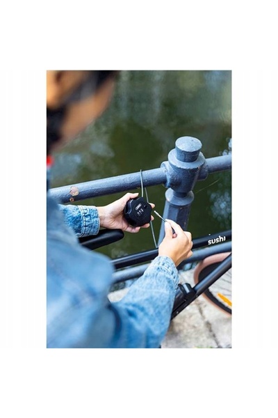 Abus Antifurt bicicletă Combiflex Adventure Linka Negru