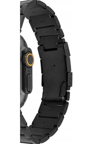 FIXED Curea din titan pentru Apple Watch pentru carcase de 44/45/46/49mm Negru