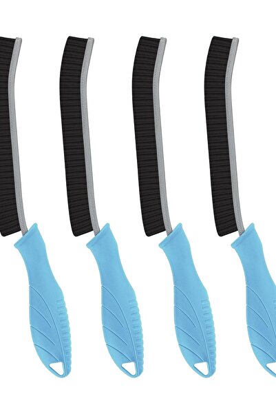 Dotail Set of 4 Brushes for Cleaning Joints and Cracks, Stiff Bristles, Ergon...