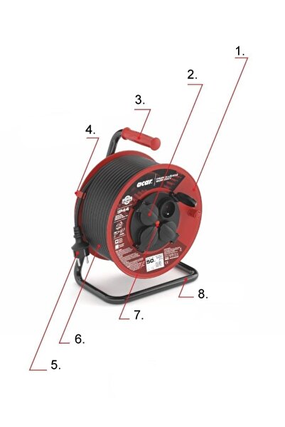 ACAR Cablu prelungitor pentru echipament audio M01952 30m negru