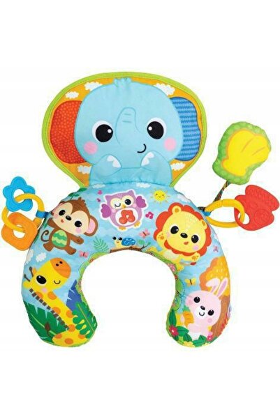 Smily Play pernă pentru tummy time, jucărie pentru nou-născuți