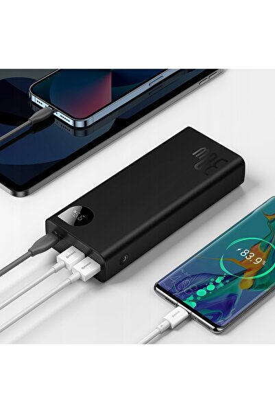 Baseus POWER BANK RAPID Adaman 20000mAh 30W POWERBANK PUTERNIC + cablu USB C