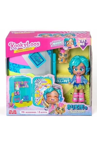 kookyloos Valiza lui Suzie ACCESORII PENTRU PĂPUȘI MICI CADOU PENTRU COPII