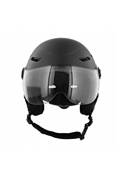 NO BRAND Casca + vizor + apărători pentru urechi Urban Bike Scooter L 58-62