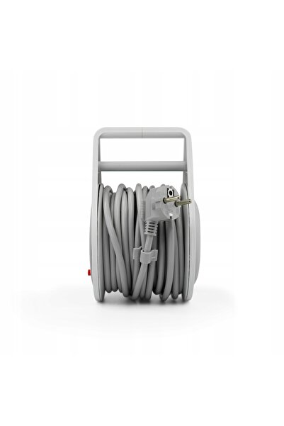 NO BRAND Prelungitor electric retractabil 10m 16A cu siguranță + 2x USB PLASTROL