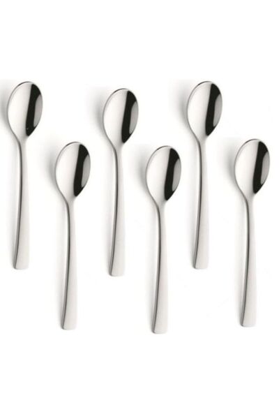 NO BRAND AMEFA Set de 6 lingurițe de ceai și cafea 9065 AURORA, din inox