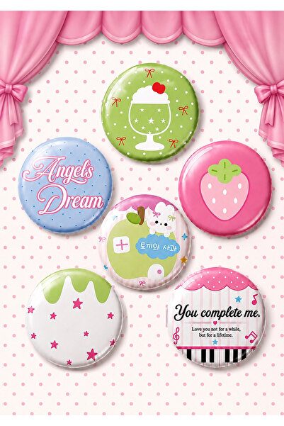 Fivy 6’lı Angel’s Dream Rozet Seti