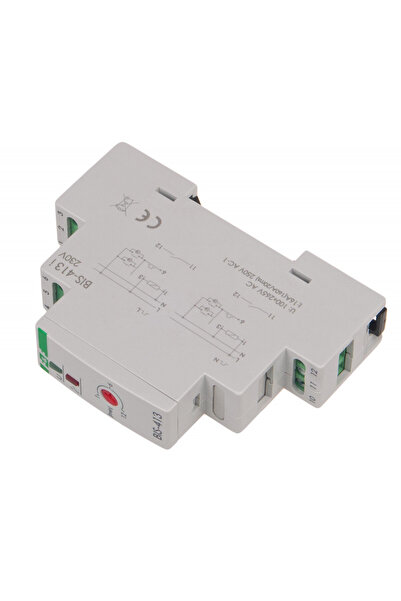 F&F DİZAYN Releu LED bistabil 16A 230VAC, temporizator 1-12 minute F&F BIS-41...