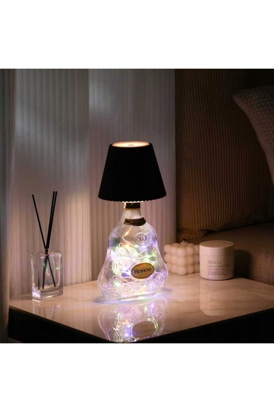 NO BRAND Lampă de veghe LED de masă/birou pentru sticle de 26-30mm DIY RGB