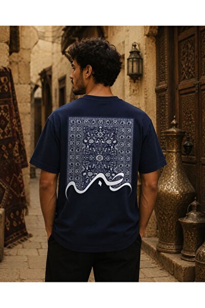 ZAVIXO Unisex Oversize Ethnic Pattern Printed Premium Cotton T-Shirt – Street...