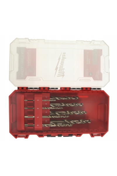 Milwaukee Burghie metalice HSS-G Cobalt de 3-10mm (8 bucăți) 4932499256