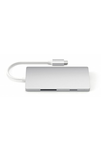 NO BRAND SATECHI ST-TCMA2S Hub USB Type C, Pasiv, Argintiu
