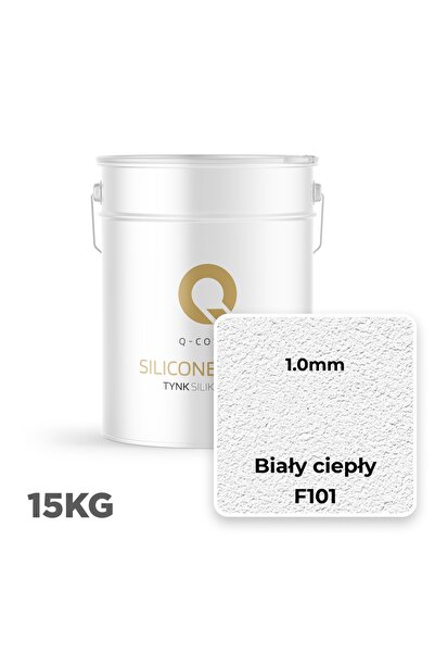 NO BRAND TENCUIALĂ SILICONICĂ PENTRU FAȚADE, ALB CALD „BARANEK”, 15 kg, granu...