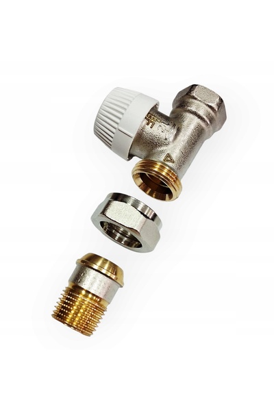 NO BRAND TRINNITY 1/2 " VALVĂ TERMOSTATICĂ DE ÎNCĂLZIRE DREAPTĂ DIN ALAMĂ