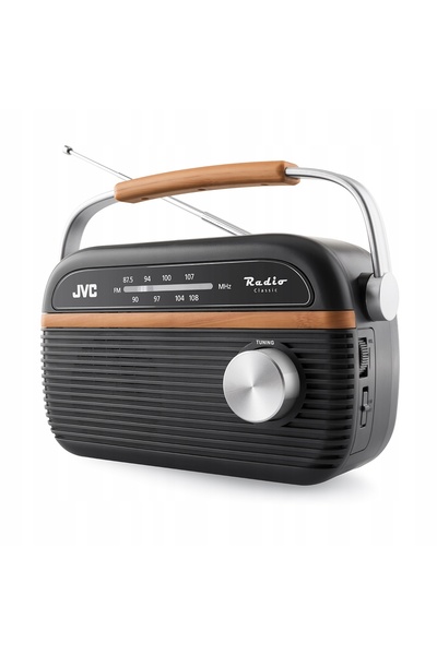 JVC Radio portabil RA-E215G FM Gri Alimentare: AC/Baterii