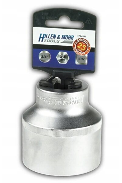 dedra Cheie tubulară, cap hexagonal 6 puncte 3/4 " Hillen&mohr 17a455z 55mm c...